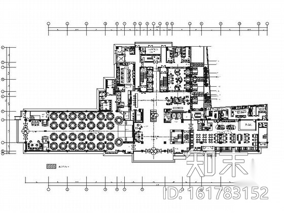 [山东]原创设计高端商务典雅中式风情五星级酒店装修施...cad施工图下载【ID:161783152】