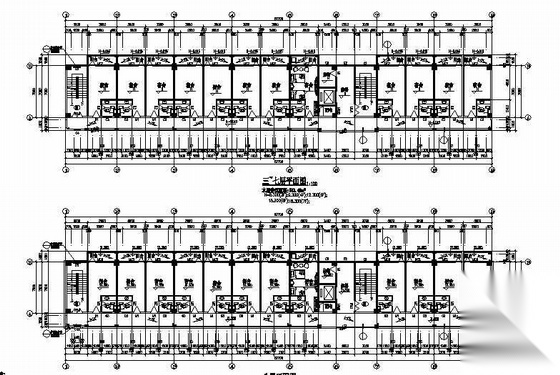 [凤岗]某九层集体宿舍建筑施工图cad施工图下载【ID:165420155】