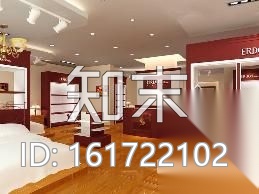 婚庆广场品牌家纺专卖店设计图cad施工图下载【ID:161722102】