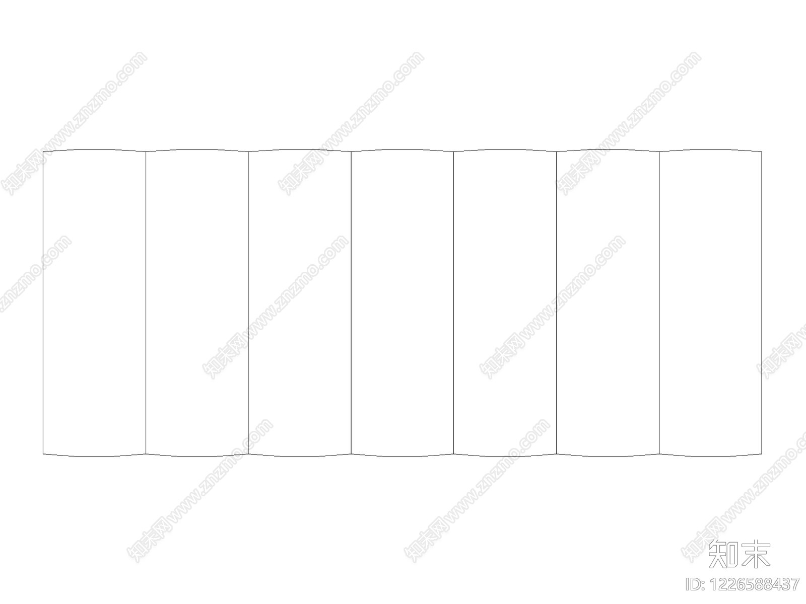 现代门CAD图纸