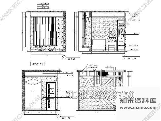 图块/节点保姆房立面设计图cad施工图下载【ID:832268750】