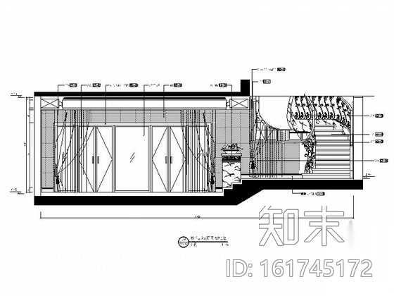 [大连]欧式古典三层别墅室内装修图cad施工图下载【ID:161745172】