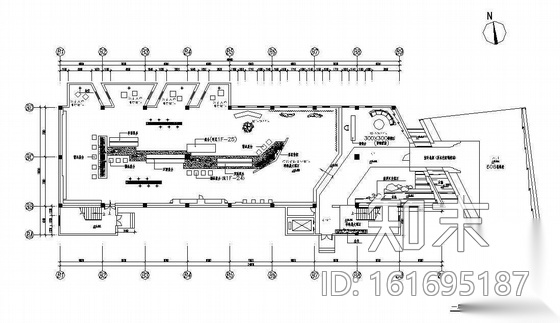 某集团展示厅设计装修施工图cad施工图下载【ID:161695187】