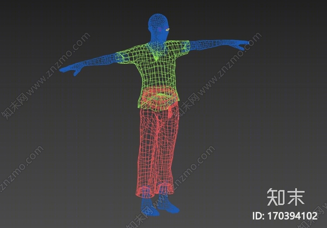 男人，西方丧尸，男性角色3D模型下载【ID:170394102】