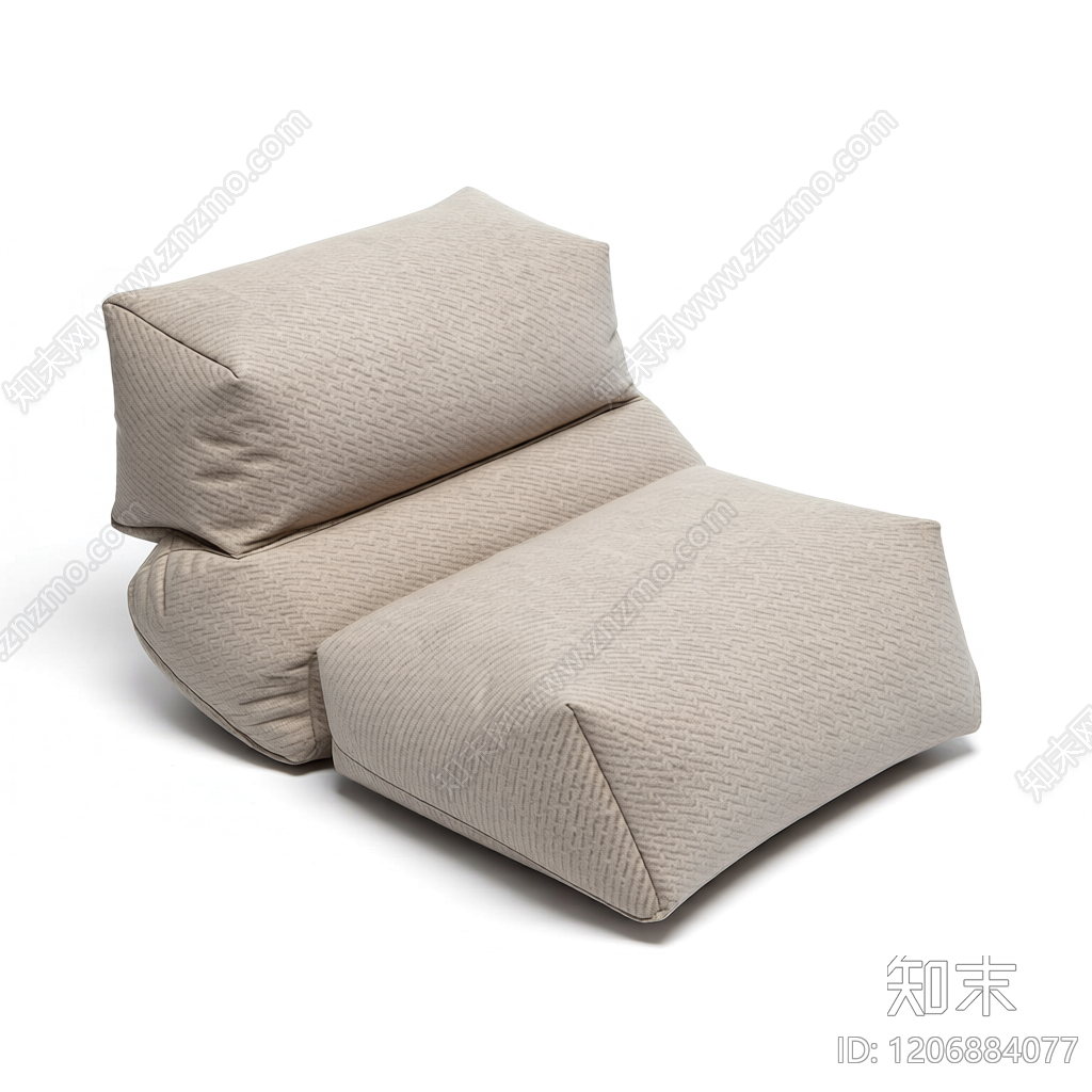 模块化布艺沙发3D模型下载【ID:1206884077】