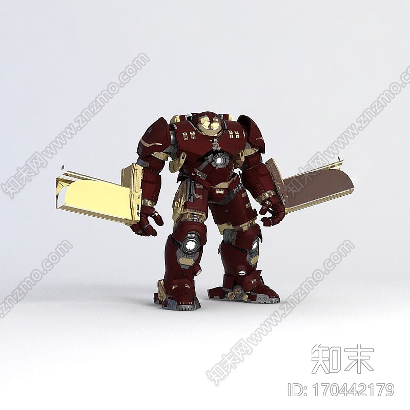 现代3D机器人CG模型下载【ID:170442179】