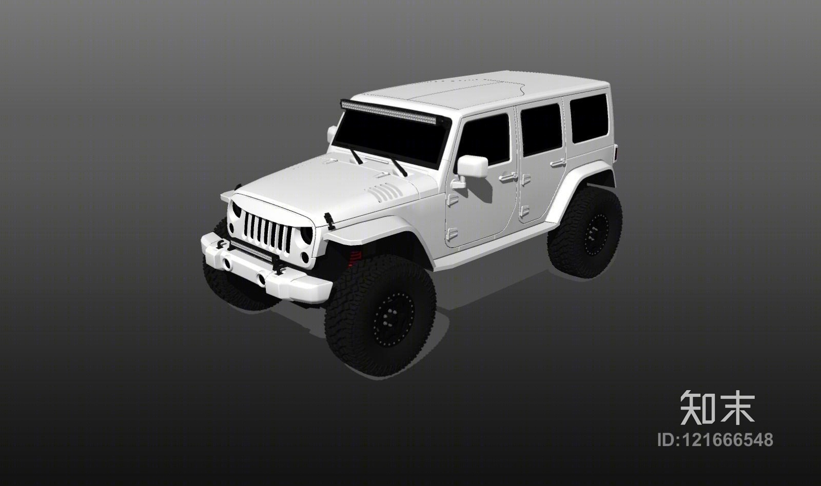 牧马人SU模型下载【ID:121666548】