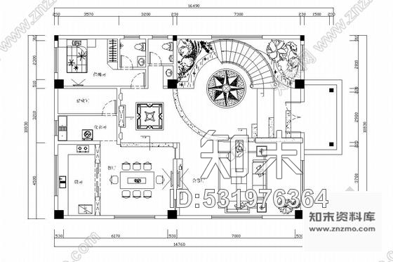 施工图花园式住宅区欧式风格三层别墅装修图含效果图施工图下载【ID:531976364】