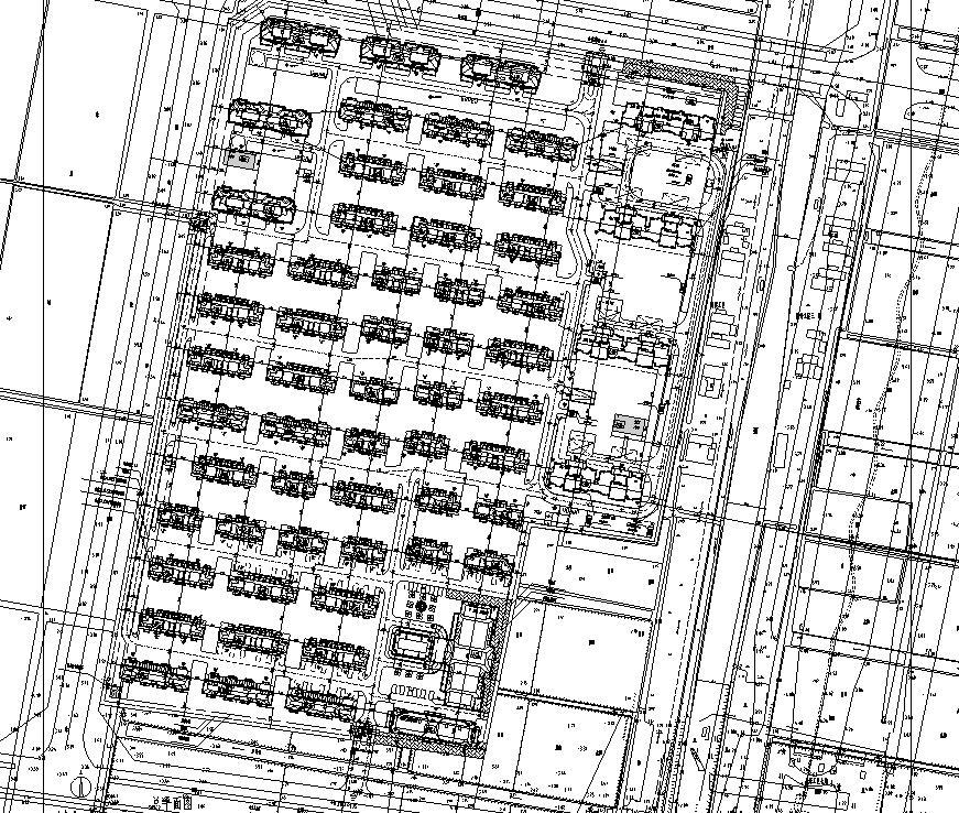 [山东]连云港蔚蓝海岸欧陆风格居住区建筑全套施工图（...cad施工图下载【ID:149555132】