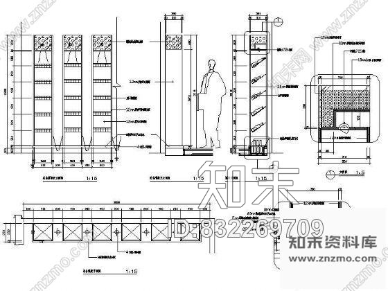 图块/节点总台酒架详图cad施工图下载【ID:832269709】