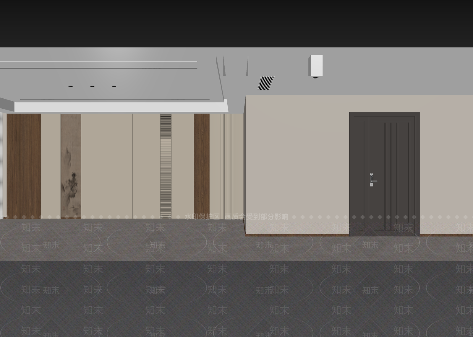 现代玄关3D模型下载【ID:1215130504】