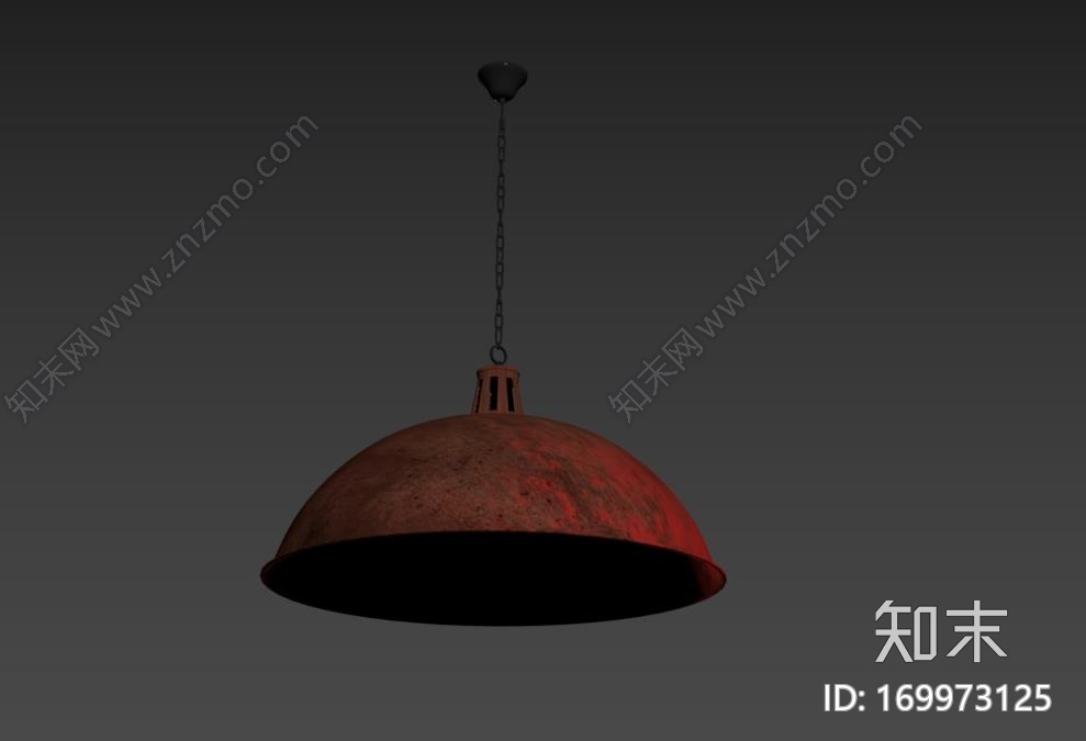 一个生锈的吊灯模型CG模型下载【ID:169973125】