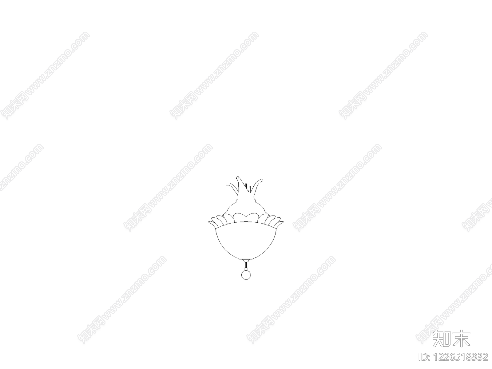 灯具图块cad施工图下载【ID:1226518932】