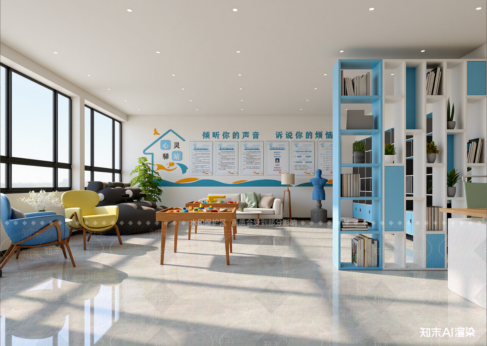 现代接待室3D模型下载【ID:1214933002】