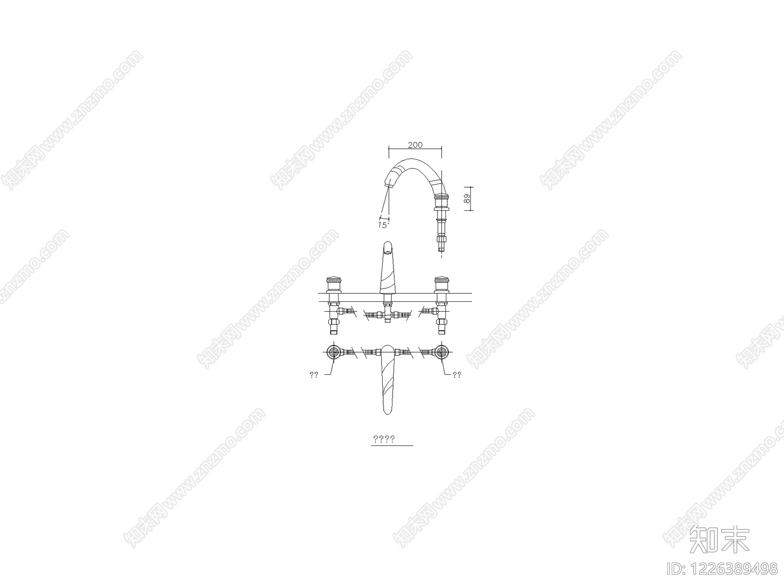五金管件cad施工图下载【ID:1226389498】