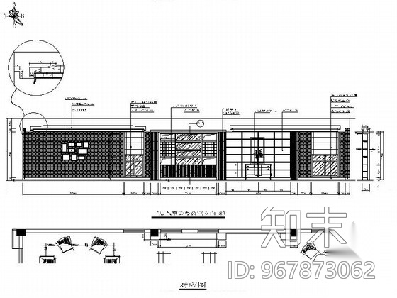 精装董事长办公室CAD室内装修图施工图下载【ID:967873062】