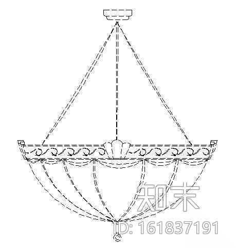 吊灯图块9施工图下载【ID:161837191】