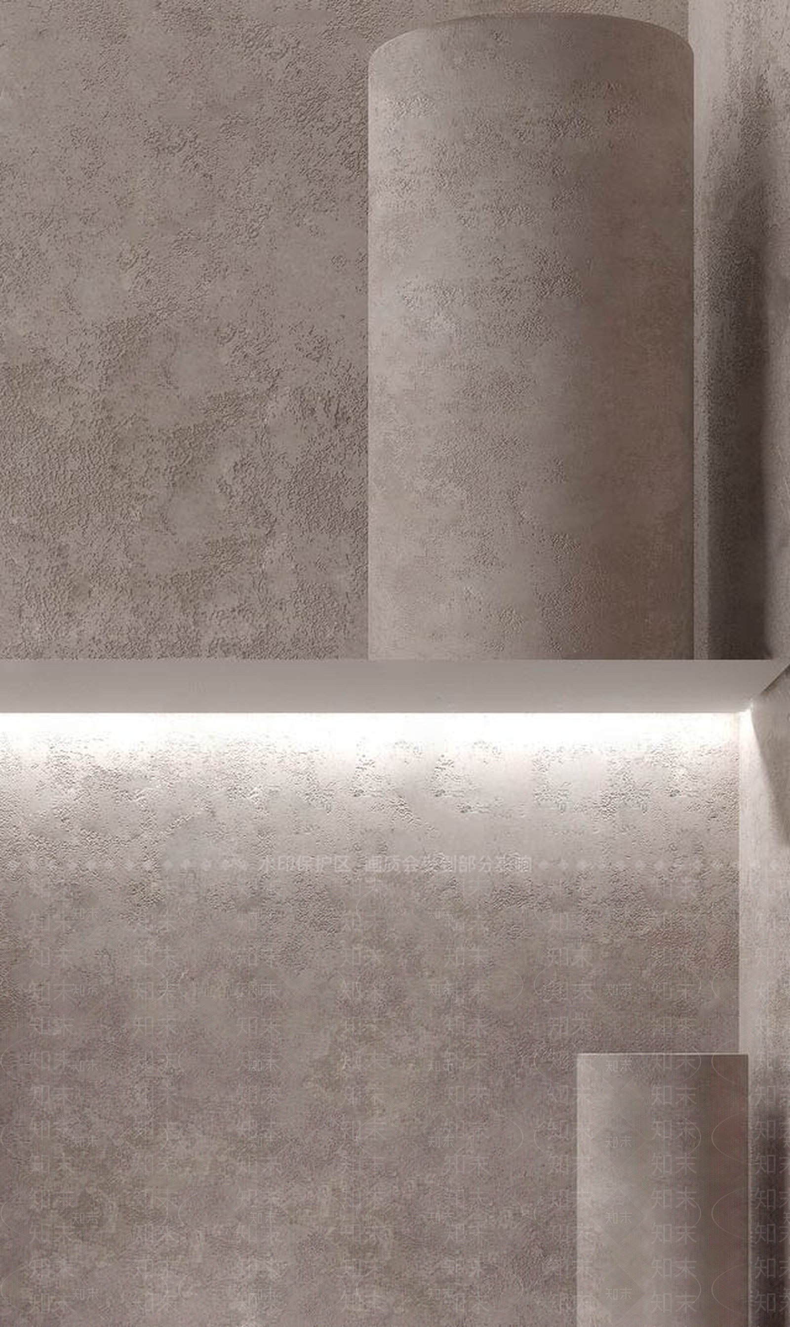 现代石膏肌理漆3D模型下载【ID:1111965693】