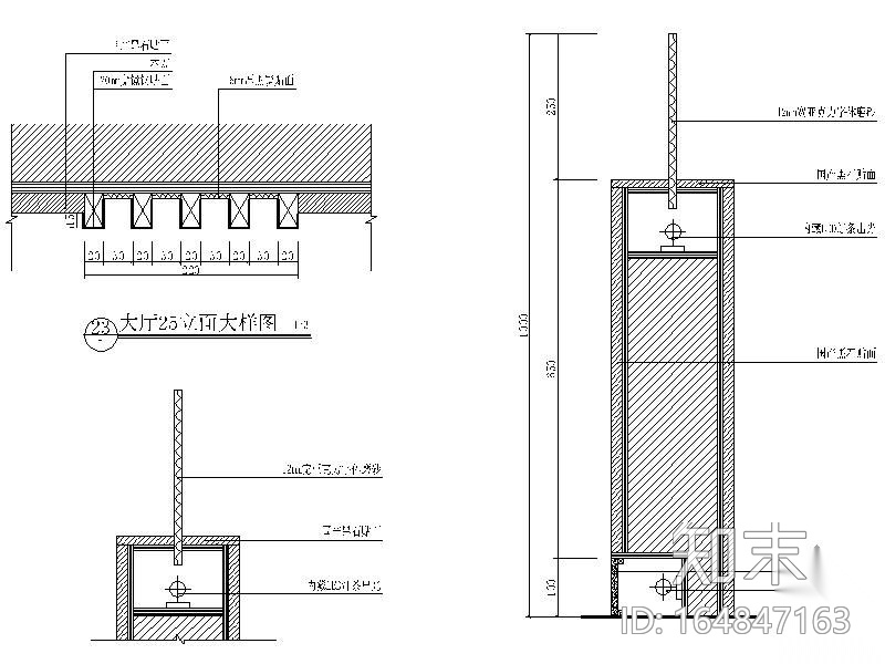 [浙江]知名时尚酒吧连锁店施工图施工图下载【ID:164847163】