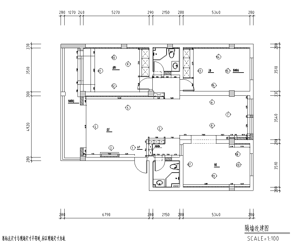 [浙江]嘉兴现代二居室住宅施工图_附效果图施工图下载【ID:180362128】