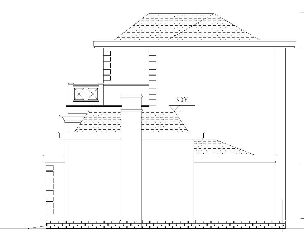 现代风格独栋别墅建筑设计（CAD+效果图）cad施工图下载【ID:149889196】