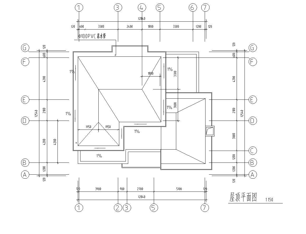 现代风格独栋别墅建筑设计（CAD+效果图）cad施工图下载【ID:149889196】