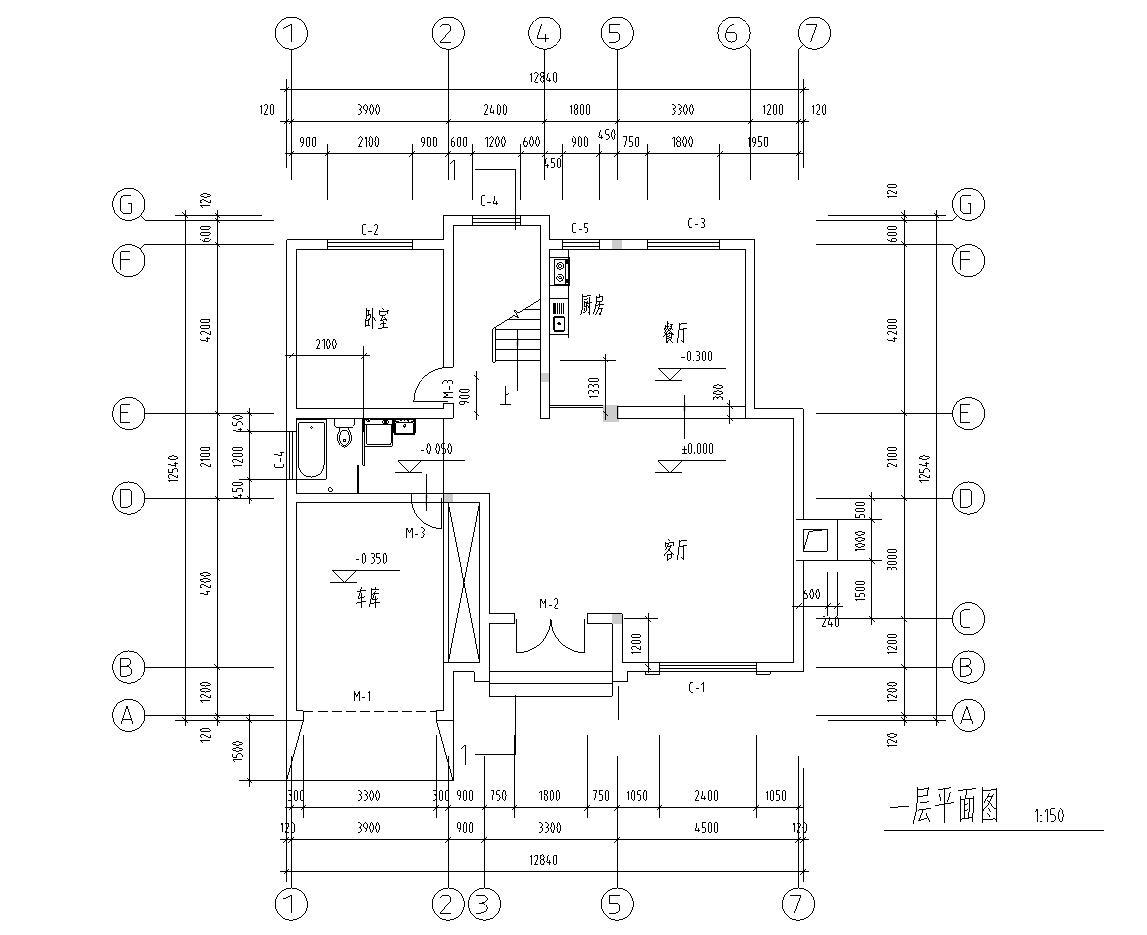 现代风格独栋别墅建筑设计（CAD+效果图）cad施工图下载【ID:149889196】