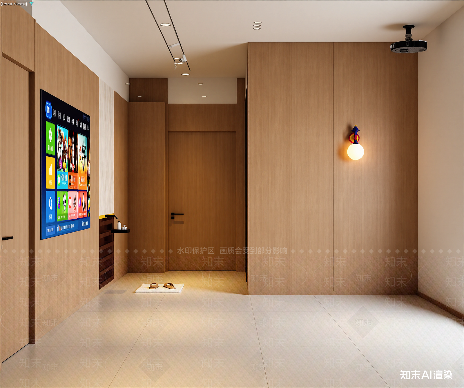现代玄关3D模型下载【ID:1215002146】