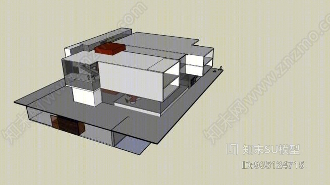 克利福德静物博物馆学生项目SU模型下载【ID:935124715】