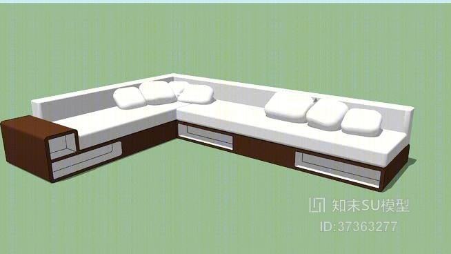 多人沙发SU模型下载【ID:417874062】