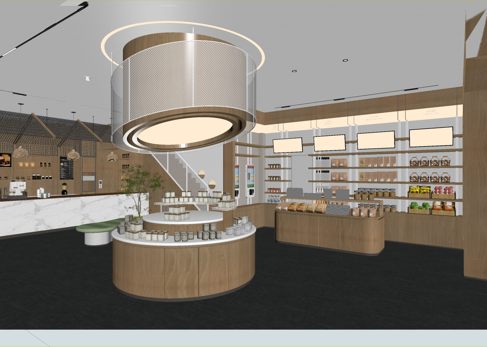 工业茶叶店3D模型下载【ID:1214989772】