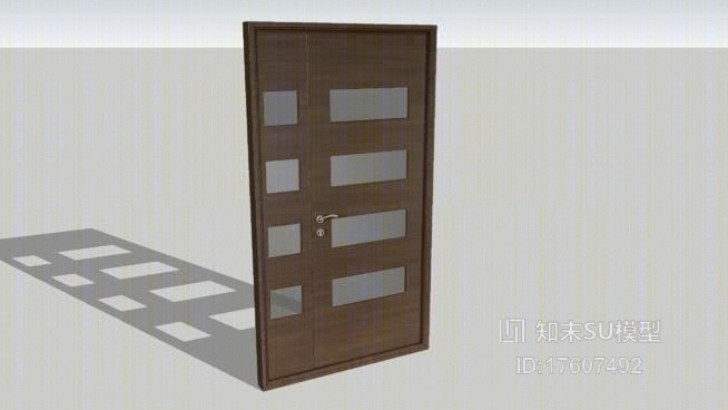 单开门SU模型下载【ID:219316360】