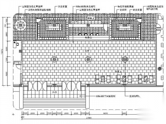 工装空间CAD图纸