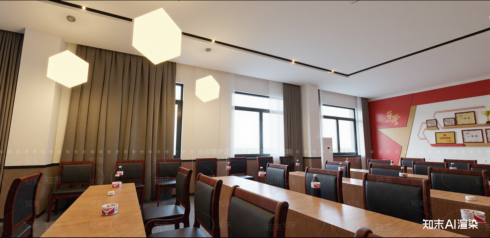 现代会议室SU模型下载【ID:1216028522】