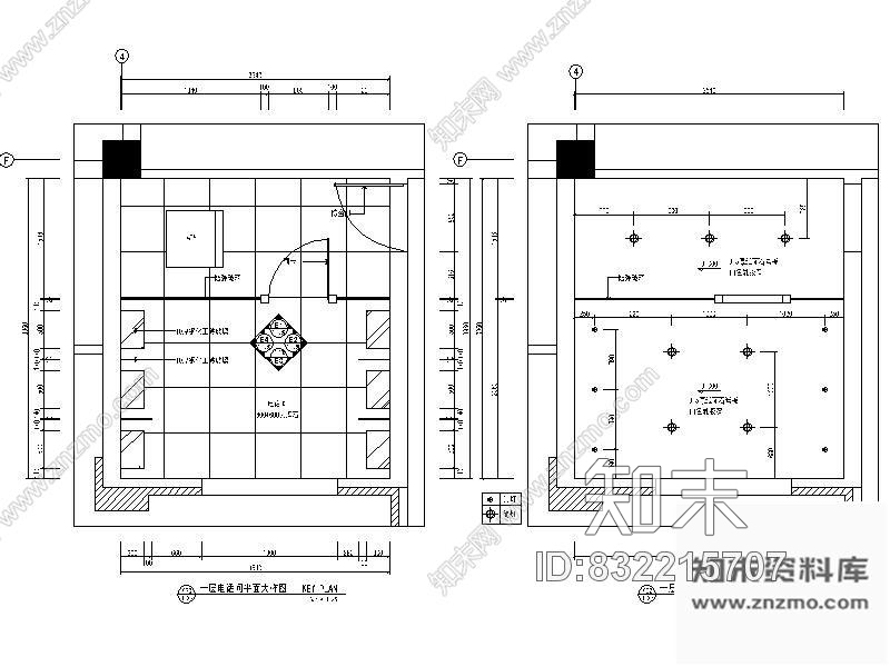 图块/节点酒店电话间立面图cad施工图下载【ID:832215707】