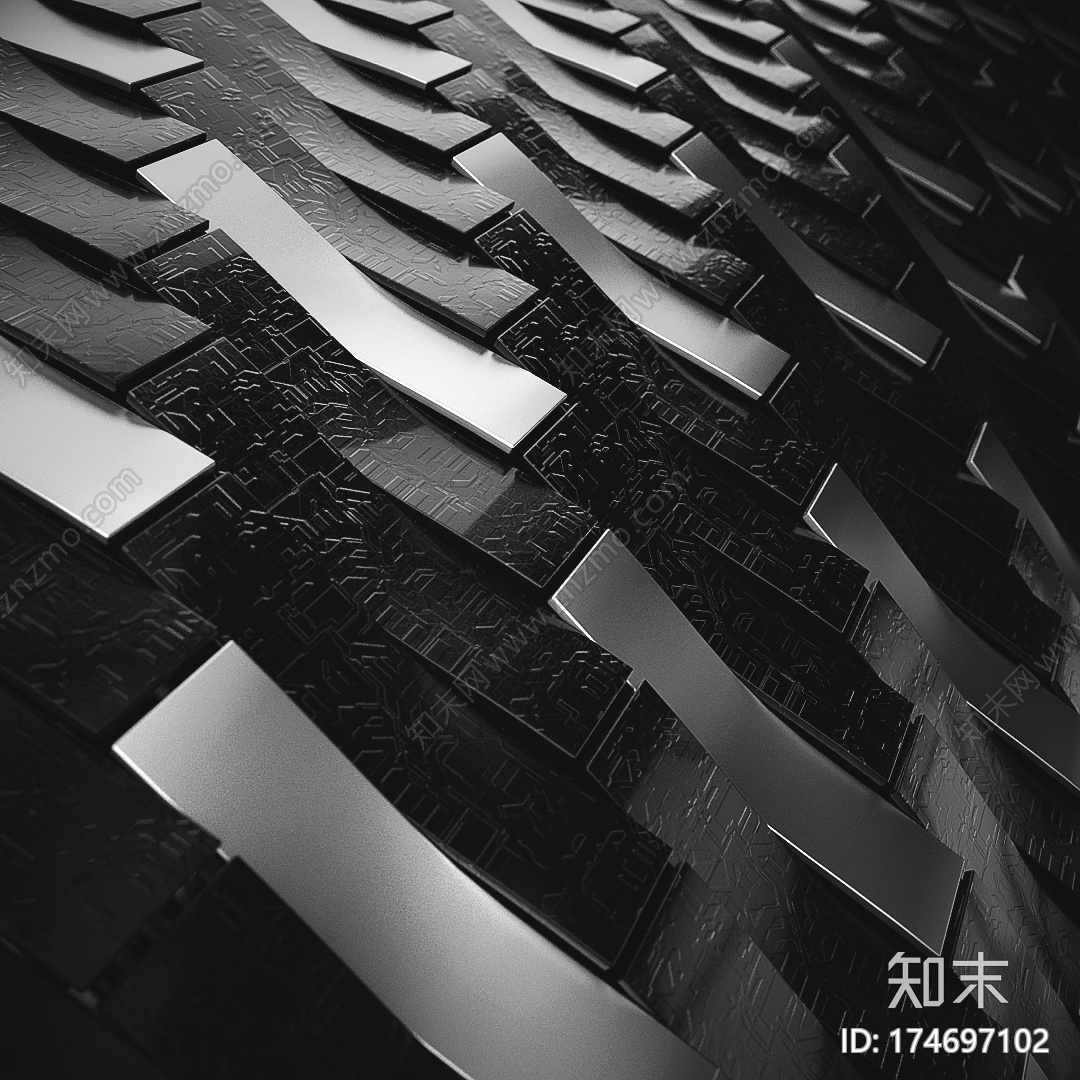 突起的表格C4D动画工程文件分享CG模型下载下载【ID:174697102】