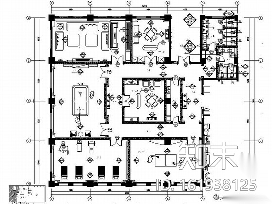精品酒店娱乐健身中心装修施工图（含效果）施工图下载【ID:161938125】