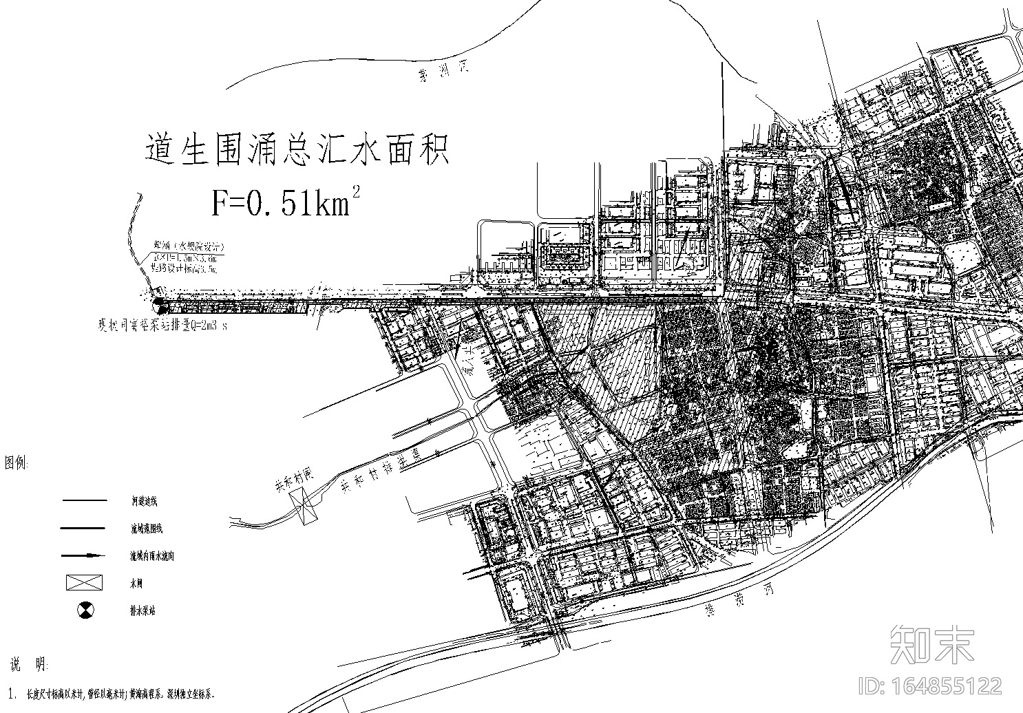 [广东]沙井街道河道景观综合整治工程施工图cad施工图下载【ID:164855122】