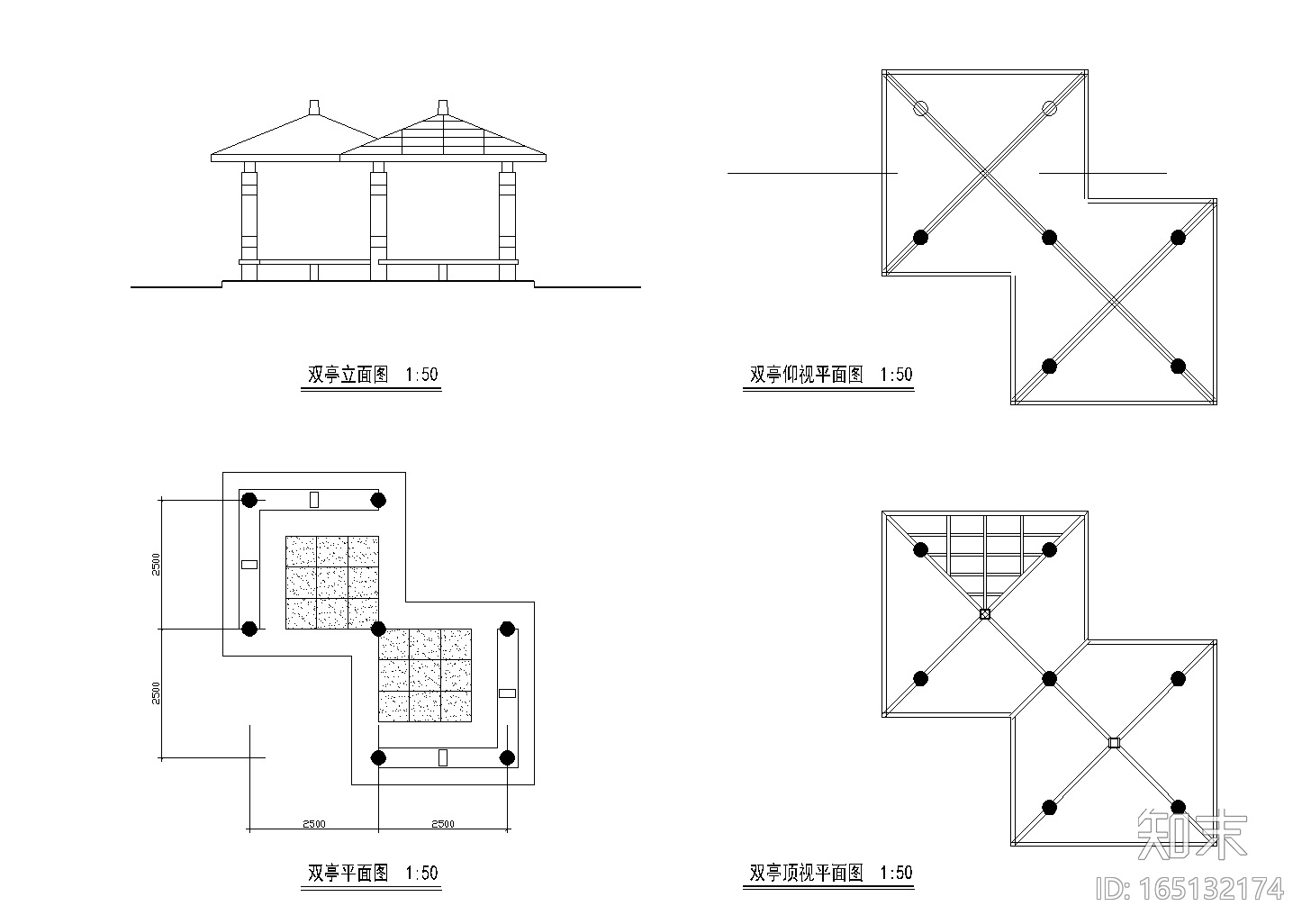 [福建]鸿辉名仕嘉苑居住区景观全套CAD施工图cad施工图下载【ID:165132174】