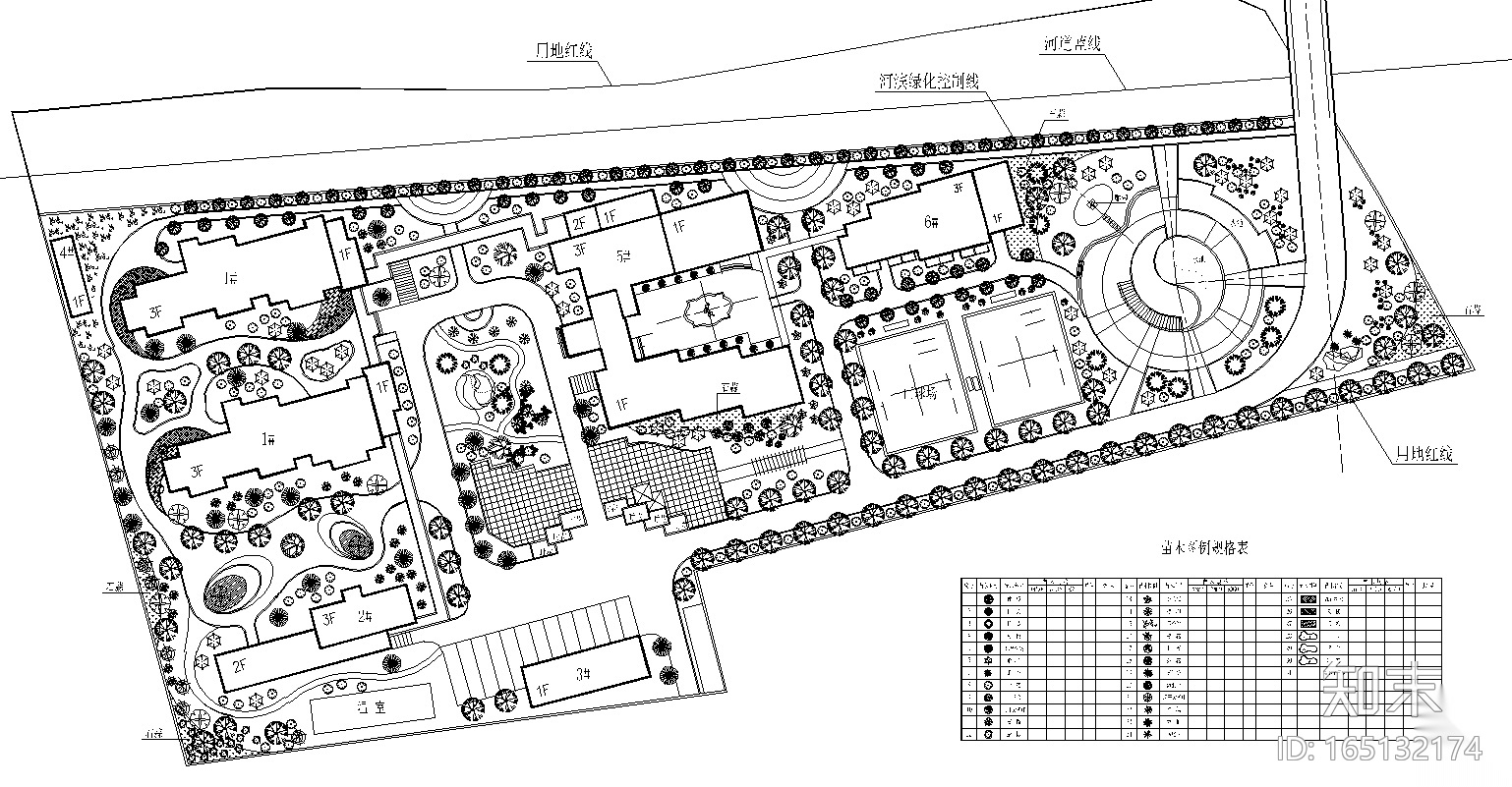 [福建]鸿辉名仕嘉苑居住区景观全套CAD施工图cad施工图下载【ID:165132174】