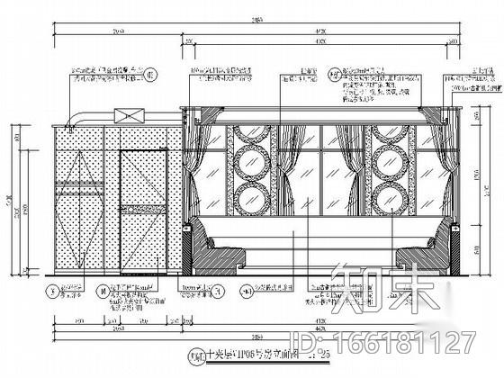 欧式俱乐部包房室内装修图cad施工图下载【ID:166181127】