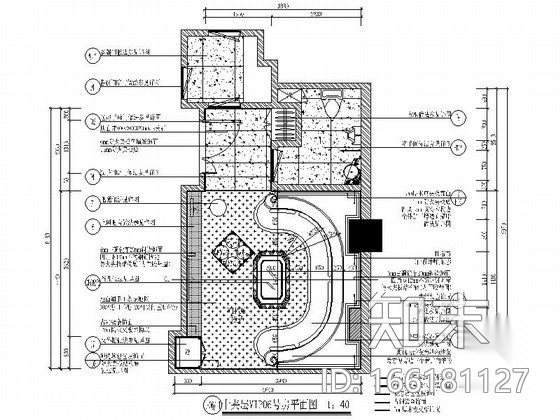 欧式俱乐部包房室内装修图cad施工图下载【ID:166181127】