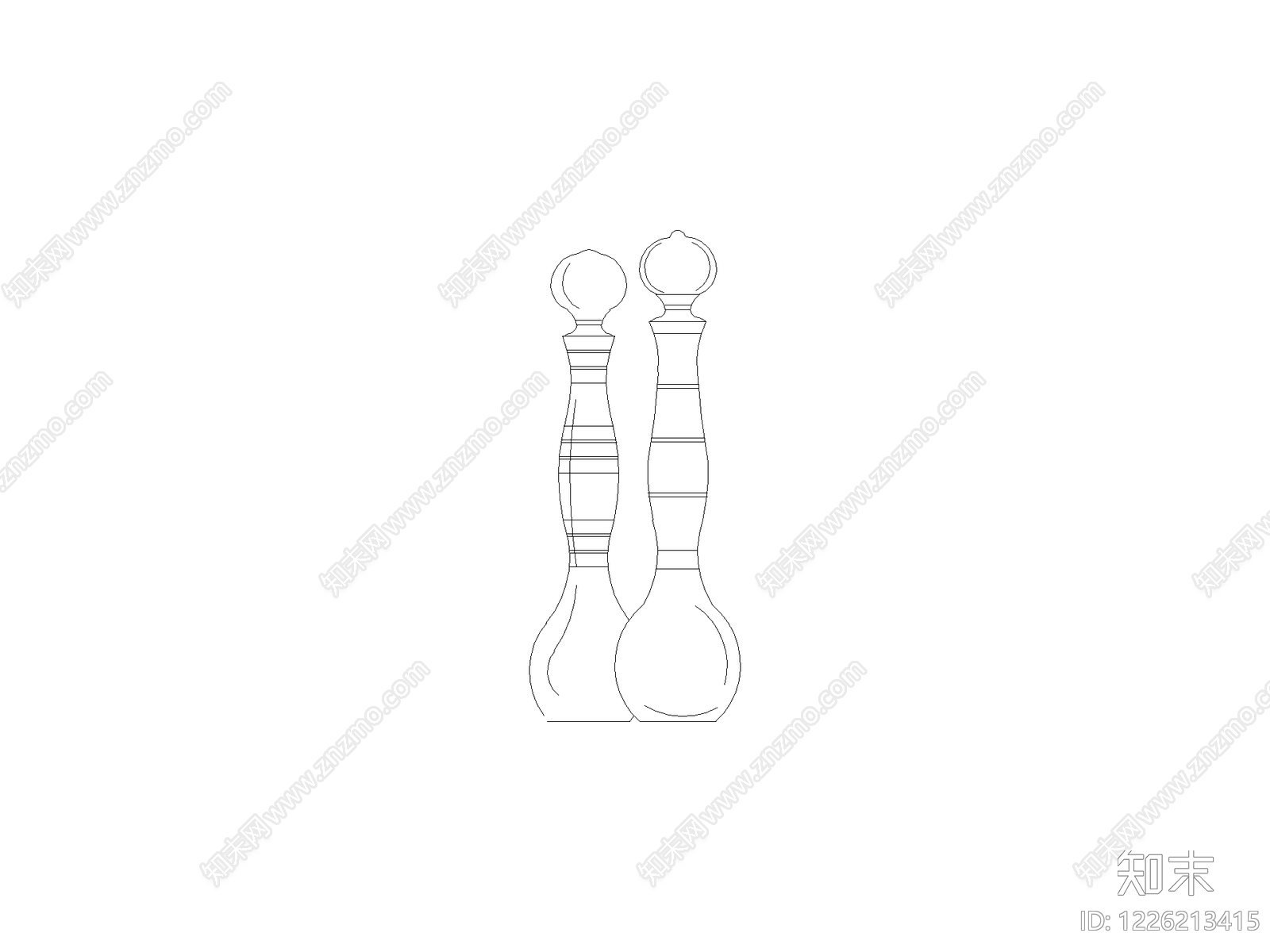 摆件CAD图纸