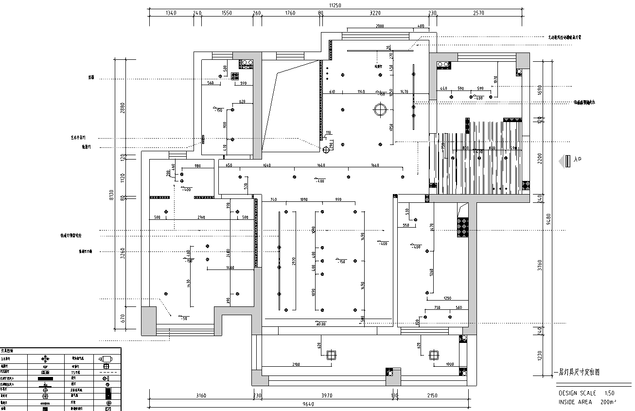 [河南]洛阳现代复式住宅施工图_附效果图cad施工图下载【ID:168260138】