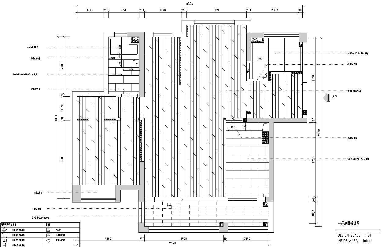 [河南]洛阳现代复式住宅施工图_附效果图cad施工图下载【ID:168260138】