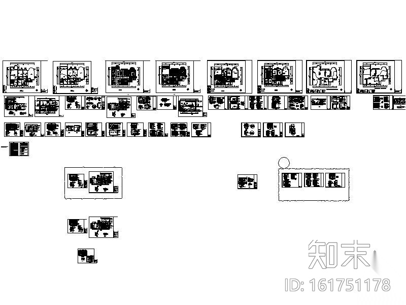 某欧式别墅装修图(含实景)cad施工图下载【ID:161751178】