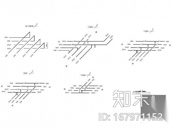 [北京]回迁安置房项目内部市政工程图纸（20万平米cad施工图下载【ID:167971152】