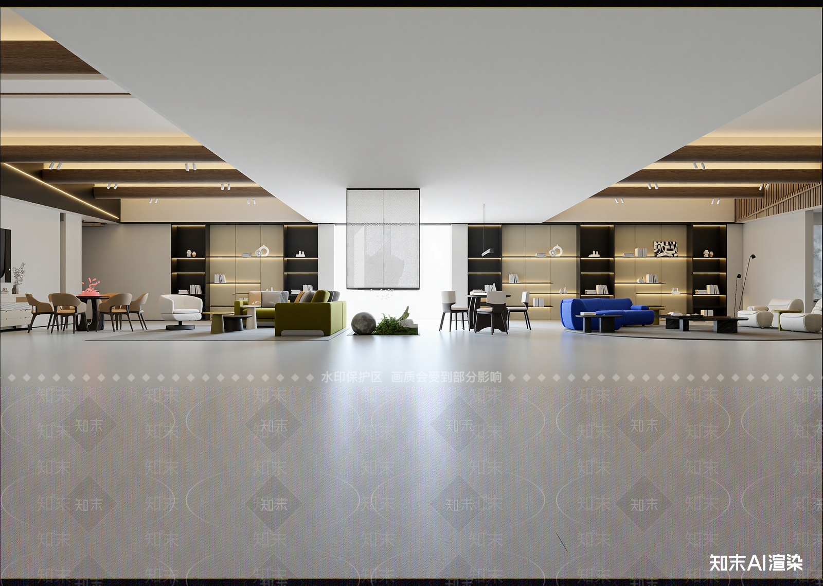 现代家具展厅3D模型下载【ID:1214676139】