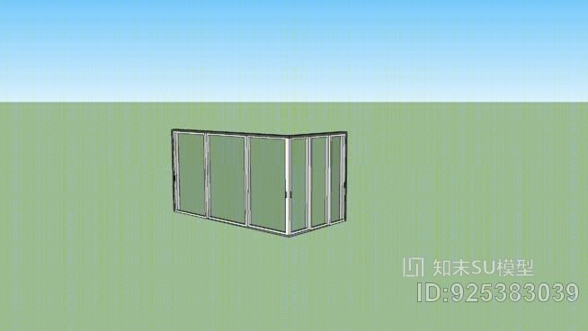 472012玻璃墙2SU模型下载【ID:925383039】