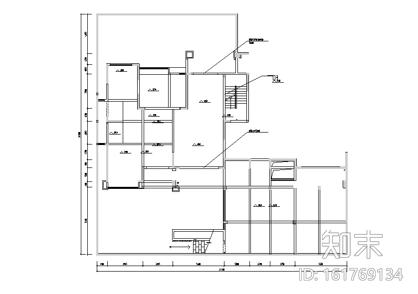 南康刘府三层别墅设计施工图（附效果图）cad施工图下载【ID:161769134】